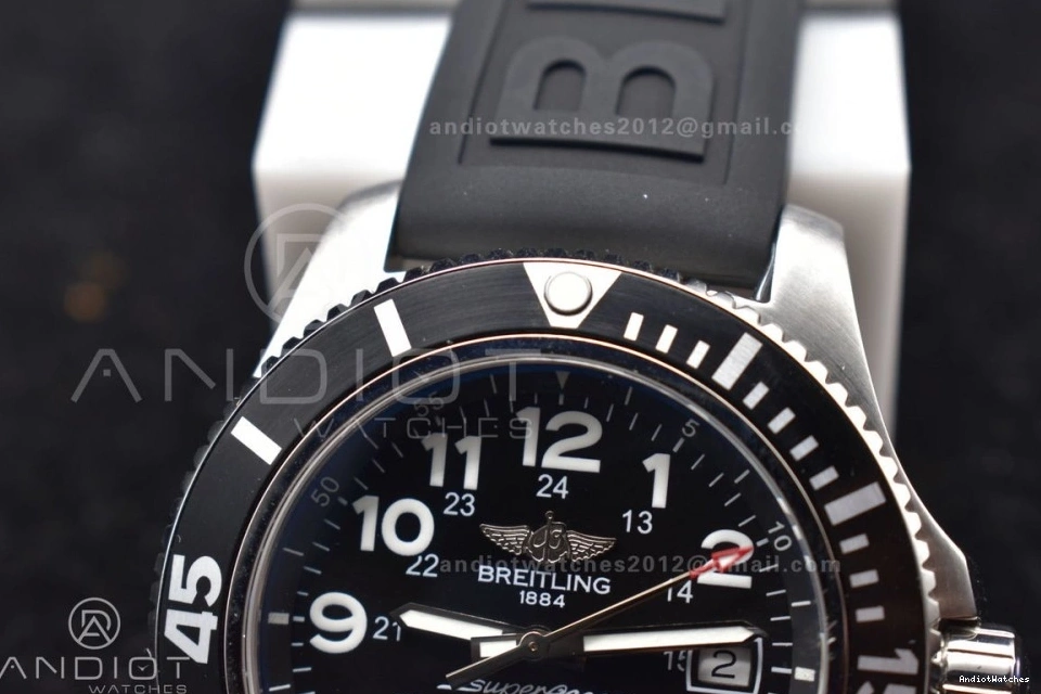 GoodFit On Best 1167 Automatic Edition Rubber TF Bezel 1:1 Strap Black A 44 Dial Black Superocean Black 1116